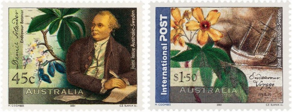 2001 Joint Issue with Sweden, engraved by Slania