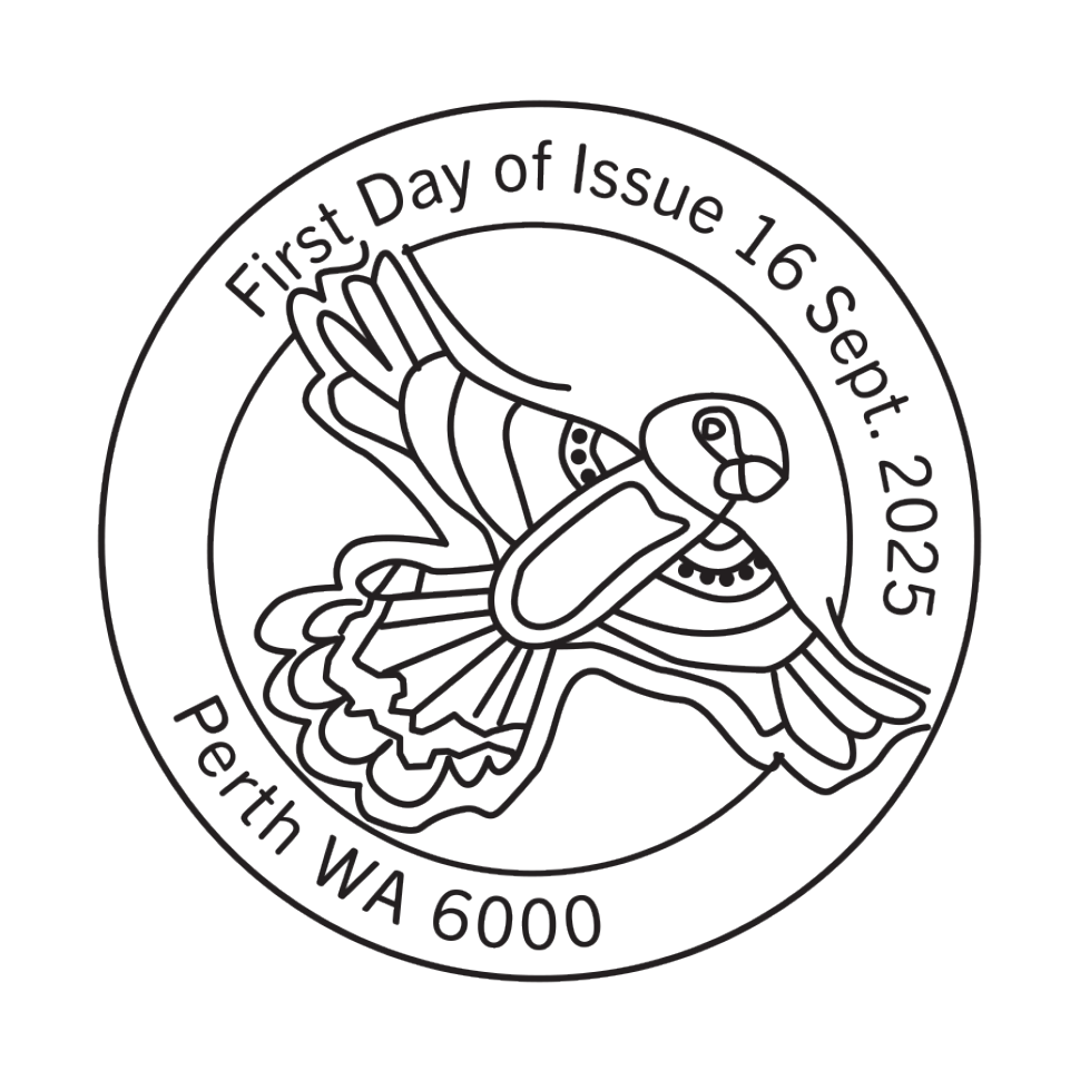 First Day of Issue 21 July 2025. Adelaide SA 5000