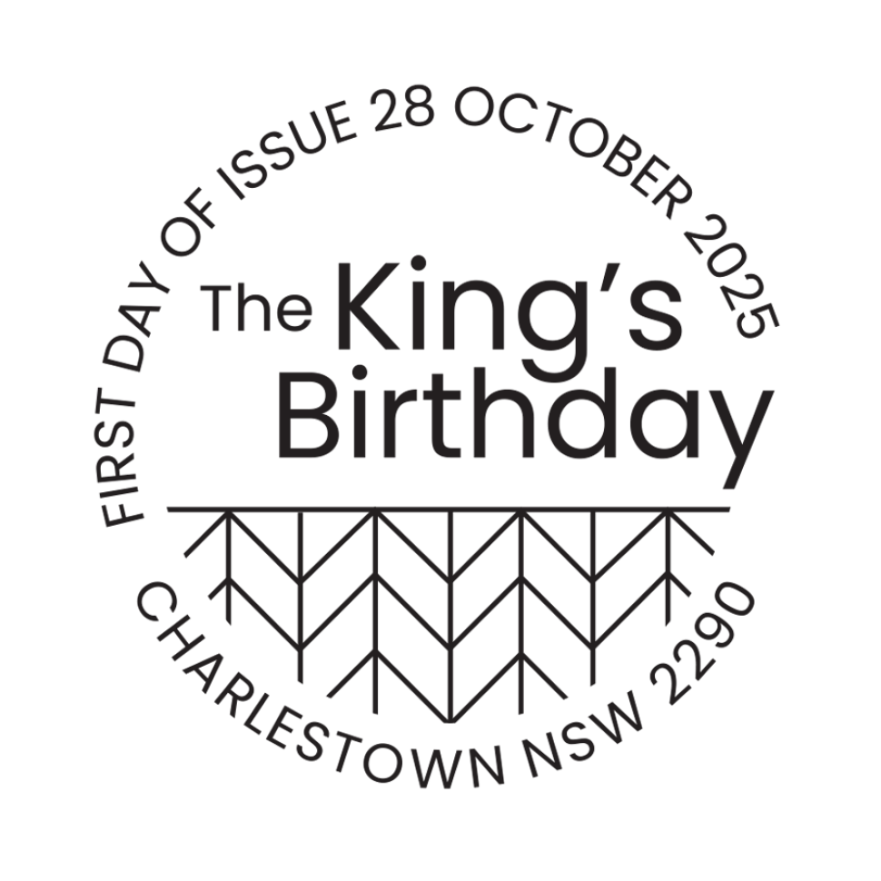 First Day of Issue 28 October 2025. Charlestown NSW 2290
