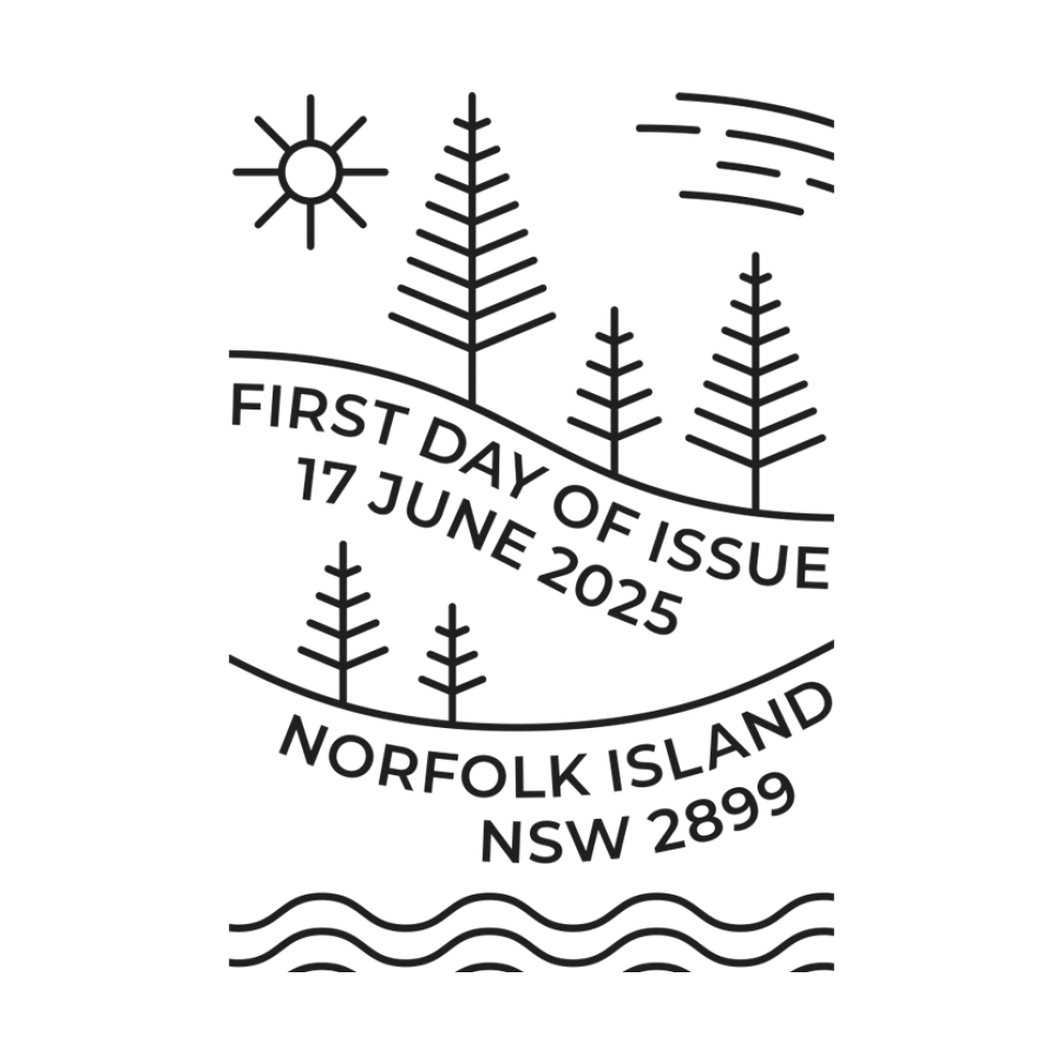 First Day of Issue 17 June 2025. Norfolk Island NSW 2899