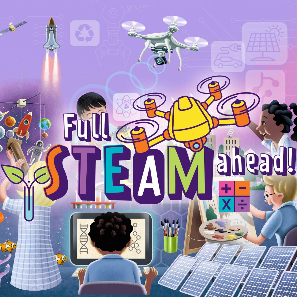 Full STEAM Ahead! - Stamp Collecting Month 2021