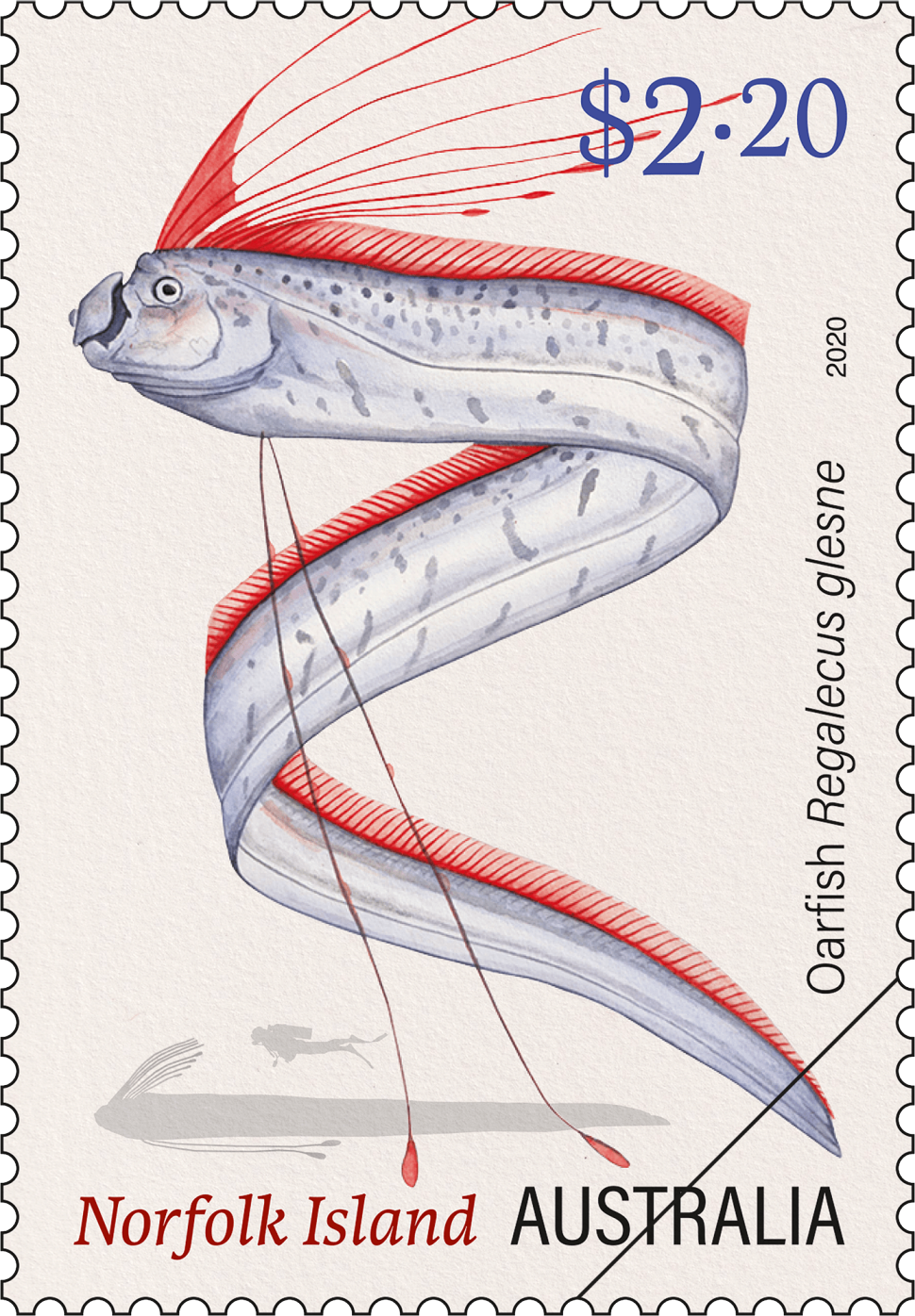 $2.20 - Oarfish, Regalecus glesne